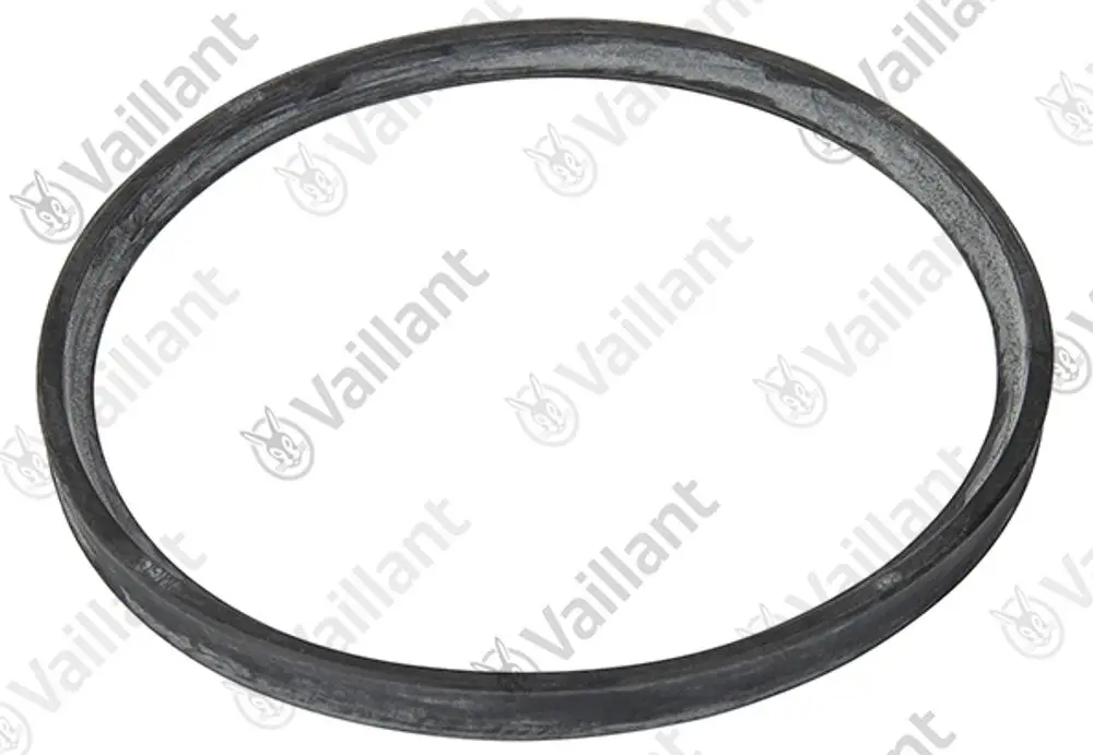 Schwarzer O-Ring aus EPDM-Material, kreisförmig, für Zubehör der Marke Vaillant, geeignet für Anwendungen mit DN 100.